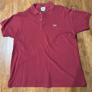 Lacoste Men's Red Polo Shirt